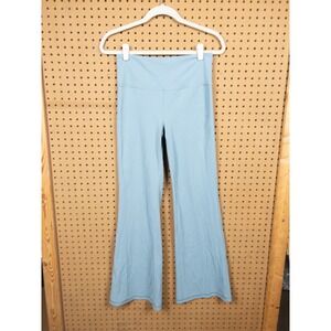 Athleta Elation Flare Pant Womens Medium Seafoam High Waisted Yoga Leggings